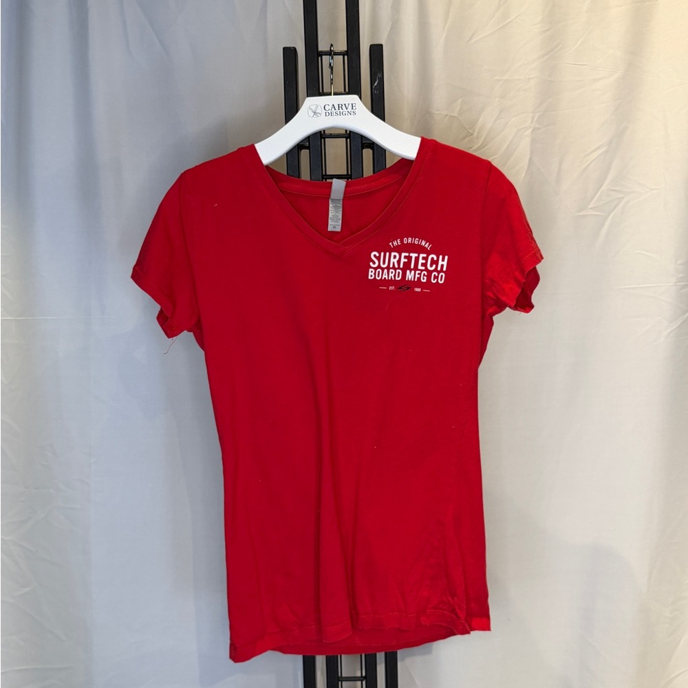Next Level Apparel Red Surftech‎ Board Tee